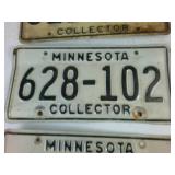 Very cool older Minnesota License plates:  COLLECTOR lot of (3) total