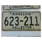 Very cool older Minnesota License plates:  COLLECTOR lot of (3) total