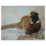 Pheasant in a Framed Print: "Close Encounter" by Vicki Geretschlager