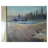 Nice Framed Print:  "Muskie Bay" by Terry Doughty