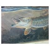 Nice Framed Print:  "Muskie Bay" by Terry Doughty