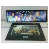 STAR WARS Authentic items:  3D images and poster