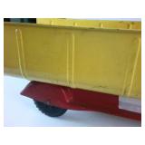 Vintage Tin Trailer Dump