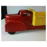 Vintage Tin Trailer Dump