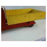 Vintage Tin Trailer Dump