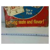Authentic Vintage Metal "Live Modern" Cigarette Ad LM