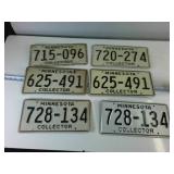 Lot of (6) Minnesota Collector