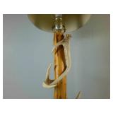 Unique Table Lamp with authentic Deer Antler