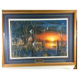 Jim Hansel Colorful Framed Print: "Autumn Visitors"