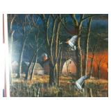 Jim Hansel Colorful Framed Print: "Autumn Visitors"