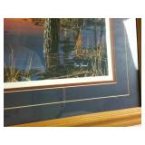 Jim Hansel Colorful Framed Print: "Autumn Visitors"