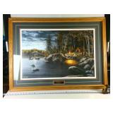 Framed and Mated Print: "Northern Solitude" by Jim Hansel