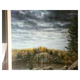 Framed and Mated Print: "Northern Solitude" by Jim Hansel