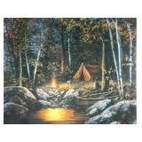 Framed and Mated Print: "Northern Solitude" by Jim Hansel