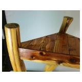 Unique Hand Made Wooden end table