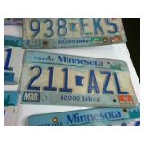 Large lot of Older Minnesota Plates: (11) plates total!
