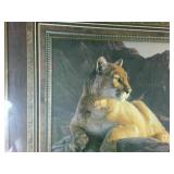 Large Framed Print: "Smith" Cougar
