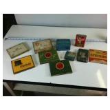 Large lot of Vintage Tobacco Tins (10 total)