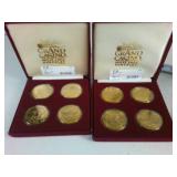 Beautiful Lot of (4) Complete $5 gaming/collector Coin Sets from Grand Casino