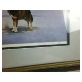 1994 Collectible limited edition wildlife art print titled "Night Shift" by renowned artist Larry Chandler