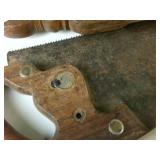 Lot of (4) Saws (Vintage - usable, but mostly for display)