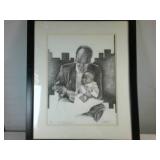 John Nelson "The Bible Student" Signed Limited Edition Framed Pencil Art Print