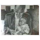 John Nelson "The Bible Student" Signed Limited Edition Framed Pencil Art Print
