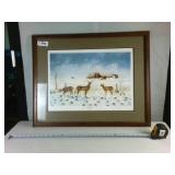 Julie Schafer "No Cover" Signed Limited Edition Framed Winter Landscape Print