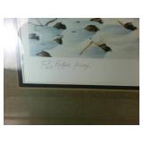 Julie Schafer "No Cover" Signed Limited Edition Framed Winter Landscape Print