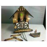 German Black Forest Cuckoo Clock: renowned clockmaker Emil Schmeckenbecher out of West Germany