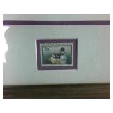 Gorgeous Vintage Minnesota State Waterfowl Stamp Art Print from 1989
