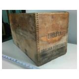 Explosive listing: Authentic Antique Trojan Powder Co. Dynamite Wood Crate – Allentown, PA