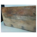 Explosive listing: Authentic Antique Trojan Powder Co. Dynamite Wood Crate – Allentown, PA