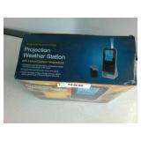 Wireless Multi-Channel Projection Weather Station Alarm Clock – NIB