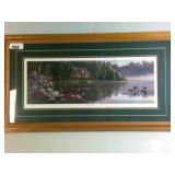 "Beside Still Waters" Framed & Matted Art Print by Kim Norlien