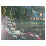 "Beside Still Waters" Framed & Matted Art Print by Kim Norlien