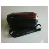 Sony Handycam Digital Camcorder Bundle (Metallic Red) with Charger & Storage Bag