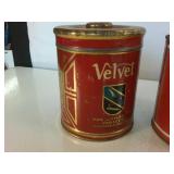 Vintage Advertising Tobacco Tins Collection - Velvet & Prince Albert (4 Tins)