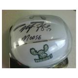 Marcus Foligno Autographed Minnesota Wild Mini Hockey Helmet - Inscribed "Moose #17"