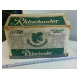 Vintage Rhinelander returnable case (full of unused 12 oz bottles for home brew)