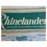 Vintage Rhinelander returnable case (full of unused 12 oz bottles for home brew)