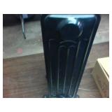 Honeywell Digital Oil-Filled Radiator Space Heater - Black & Chrome