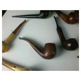 MEGA-LOT of Tobacco Pipes!  Multiple Vintage Varieties of hardwood and corn cob and accessories!