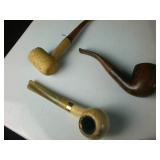 MEGA-LOT of Tobacco Pipes!  Multiple Vintage Varieties of hardwood and corn cob and accessories!