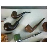 MEGA-LOT of Tobacco Pipes!  Multiple Vintage Varieties of hardwood and corn cob and accessories!