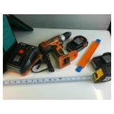 RIDGID 18V Cordless 1/2" Compact Drill/Driver & 18V Battery Charger Bundle