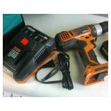 RIDGID 18V Cordless 1/2" Compact Drill/Driver & 18V Battery Charger Bundle