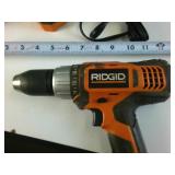 RIDGID 18V Cordless 1/2" Compact Drill/Driver & 18V Battery Charger Bundle