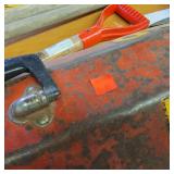 TOOLS MEGA LOT!  Power tools, hand tools, garden tools, tool box, vintage iron, welding gloves, pipe cutters, wrenches, more!