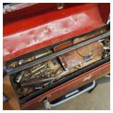 TOOLS MEGA LOT!  Power tools, hand tools, garden tools, tool box, vintage iron, welding gloves, pipe cutters, wrenches, more!